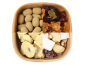 chillmahl Mix your box mit Nüssen, Nussmischung, veganen Bio-Bärchen, Lakritze oder Schokoladen Krispies mit Heidelbeeren